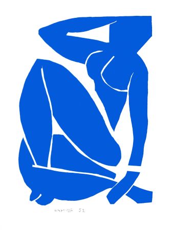 Литография Matisse - Nu Bleu III (Blue Nude III)