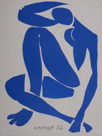 Литография Matisse (After) - Nu Bleu IV, 1958