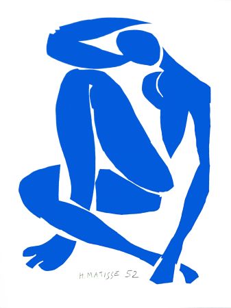 Литография Matisse - Nu Bleu IV (Blue Nude IV)