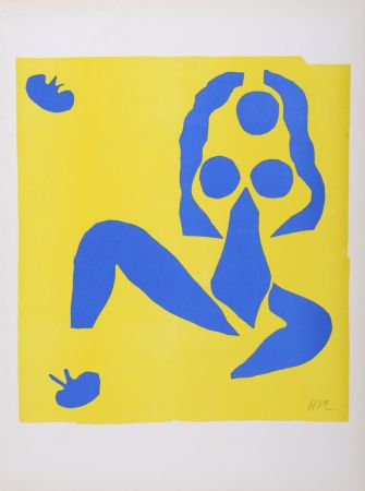 Литография Matisse (After) - Nu Bleu La Grenouille, 1958
