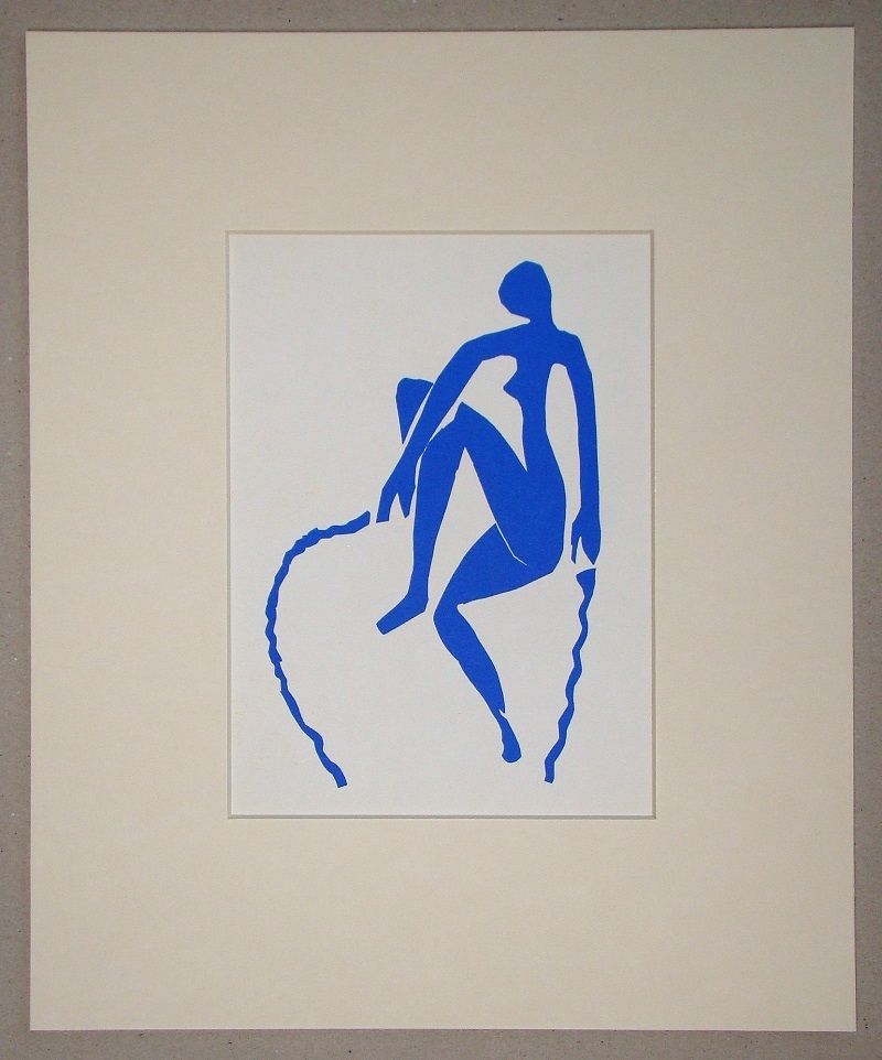 Литография Matisse (After) - Nu bleu, sauteuse de corde - 1952