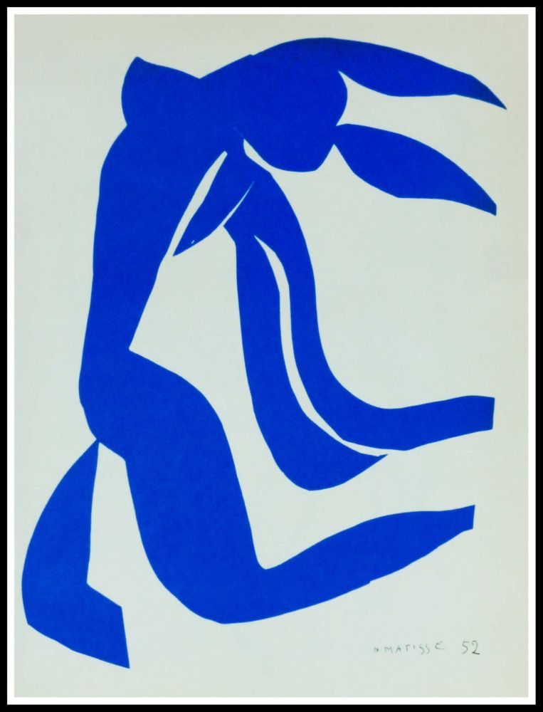 Литография Matisse (After) - NU BLEU VII