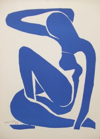 Литография Matisse - Nu bleu(I)