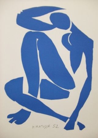 Литография Matisse - Nu bleu(IV)