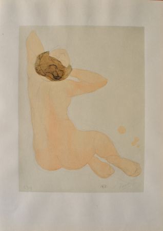 Гравюра Rodin - Nu de dos