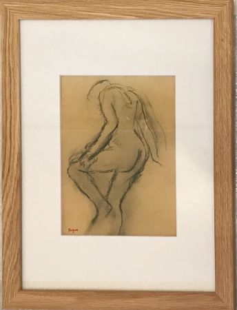 Литография Degas - Nu de dos