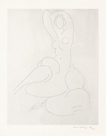 Гравюра Matisse - Nu pour Cleveland