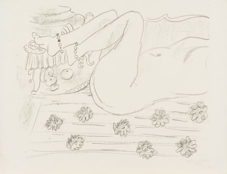 Литография Matisse - Nu. Étude d’un mouvement de jambes