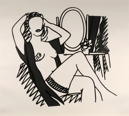 Сериграфия Wesselmann - Nude and Mirror