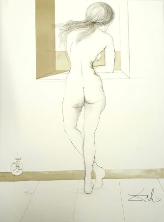 Литография Dali - Nude at the Window