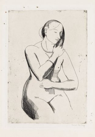 Гравюра Bishop - Nude (front view)
