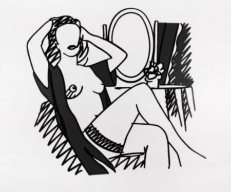 Сериграфия Wesselmann - Nude with Mirror