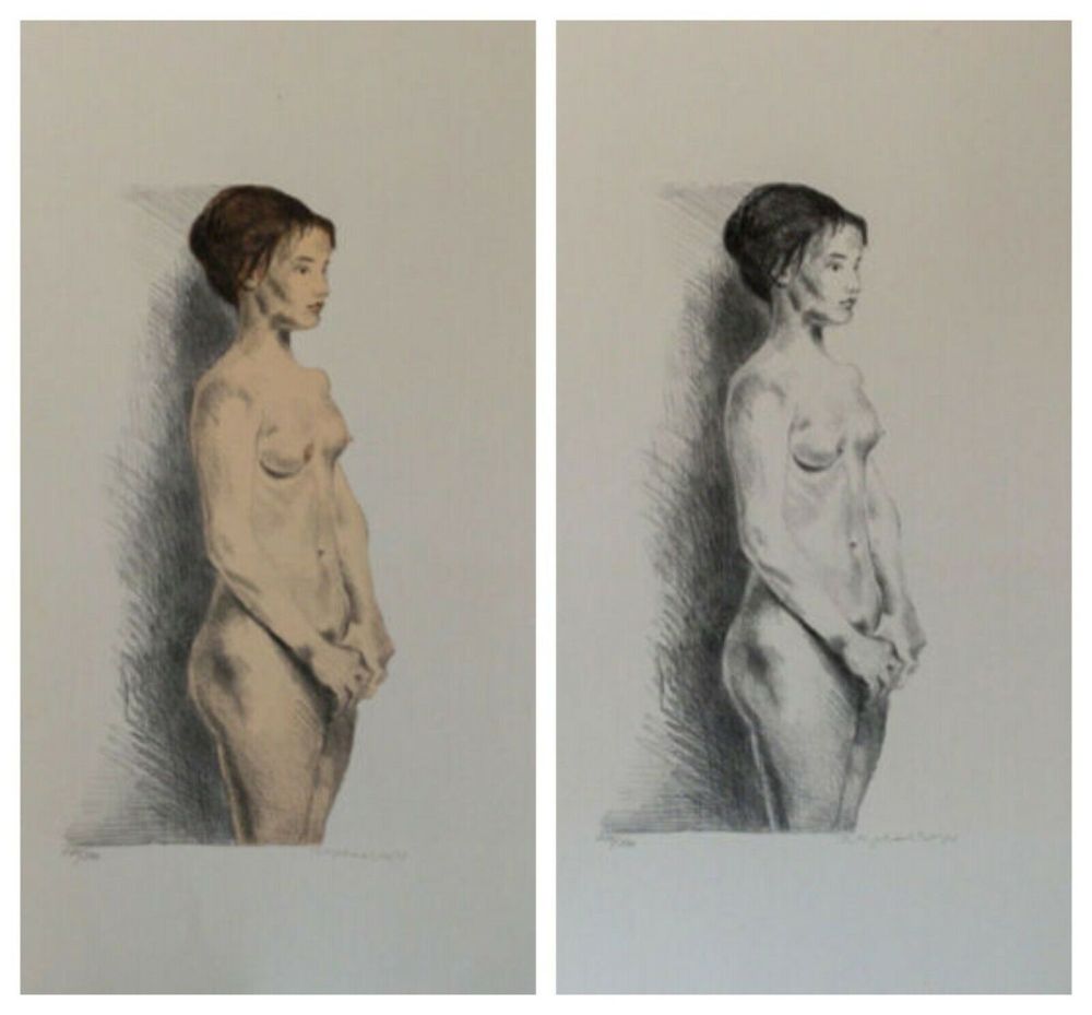 Литография Soyer - Nude Woman Portfolio