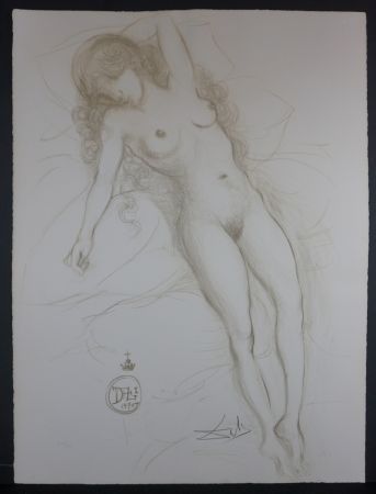 Литография Dali - Nudes Nude With Raised Arm