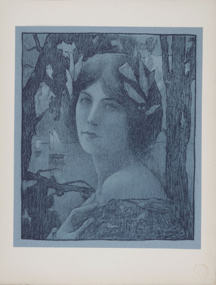 Литография Guinier - Nuit Douce, 1899