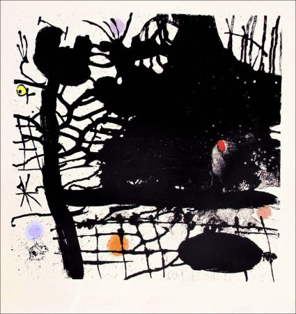 Литография Miró - Nuit tentaculaire