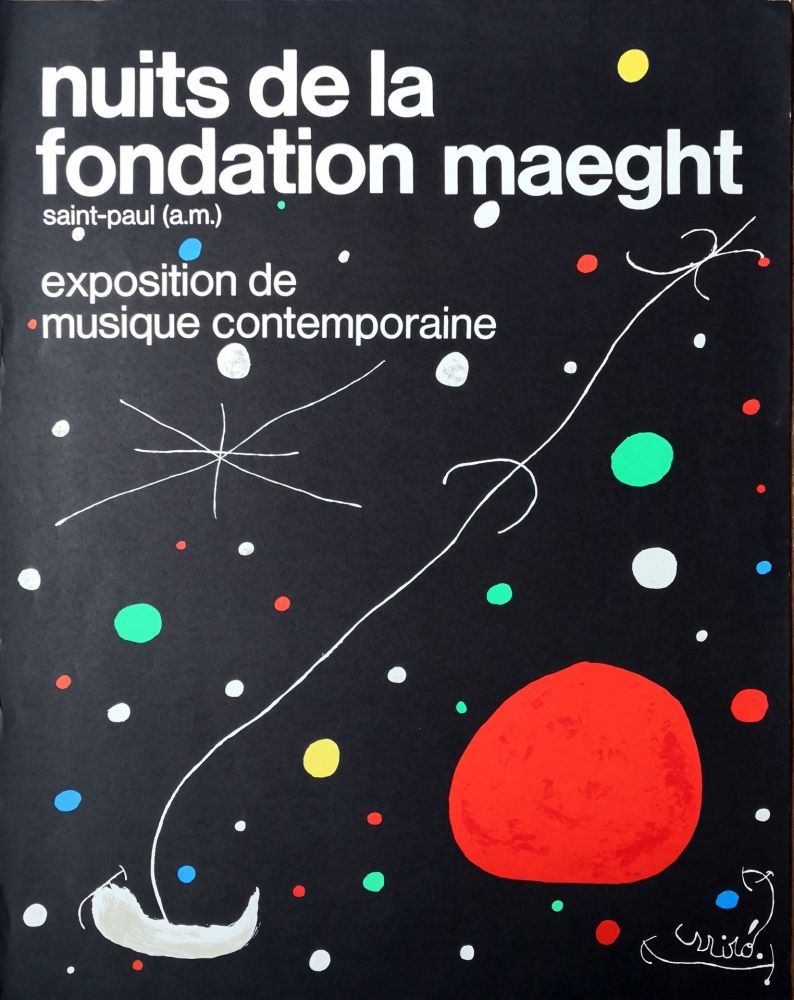 Гашение Miró - Nuits de la Fondation Maeght