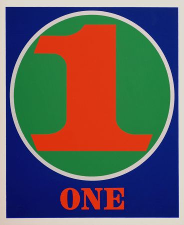 Сериграфия Indiana - Number 1, 1968