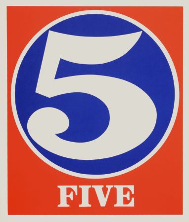 Сериграфия Indiana - Number 5, 1968