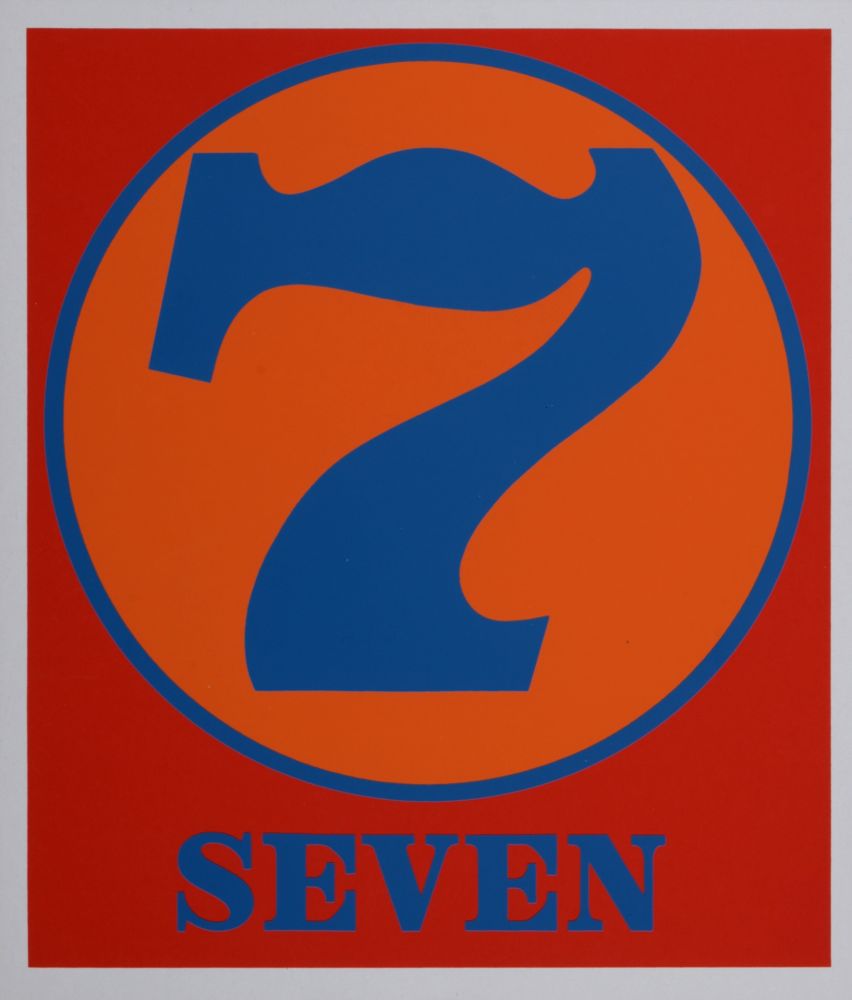 Сериграфия Indiana - Number 7, 1968