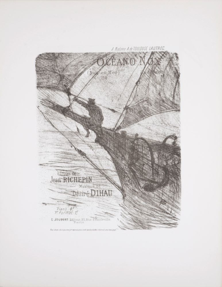 Литография Toulouse-Lautrec - Oceano Nox, 1895