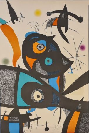 Литография Miró - Oda a Joan Miro 