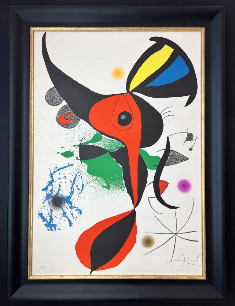 Литография Miró - Oda à Joan Miró ( Maeght 904 )