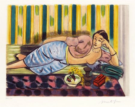 Акватинта Matisse - Odalisque au Coffret Rouge (Odalisque with Red Box)