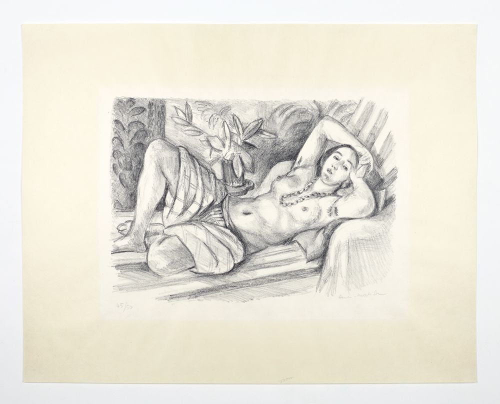 Литография Matisse - Odalisque au Magnolia