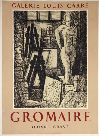 Афиша Gromaire - Oeuvre Gravé Galerie Louis Carré