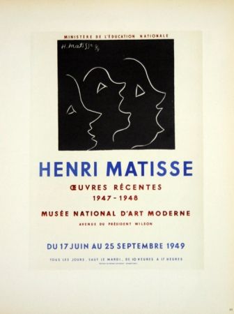 Литография Matisse - Oeuvres Recentes Musée D'Art Moderne
