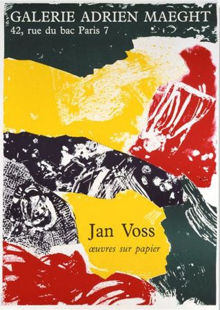 Литография Voss - '' Oeuvres sur Papier ''