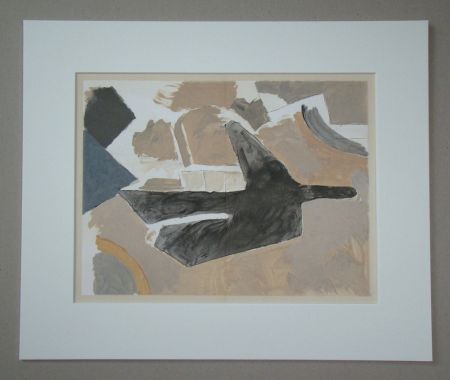 Литография Braque (After) - Oiseau