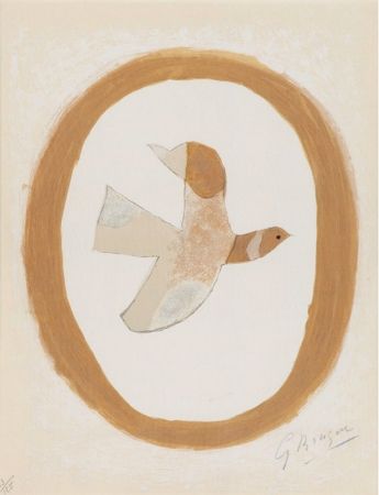 Литография Braque - Oiseau des sables