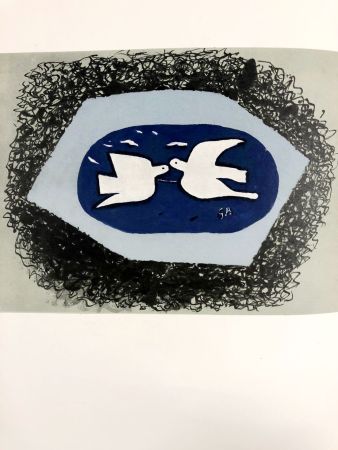 Литография Braque - Oiseaux