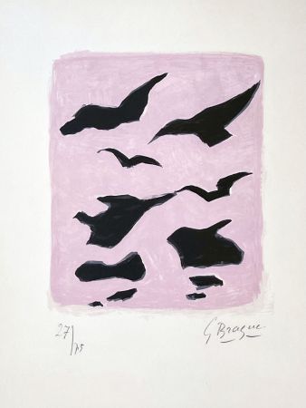 Литография Braque - Oiseaux