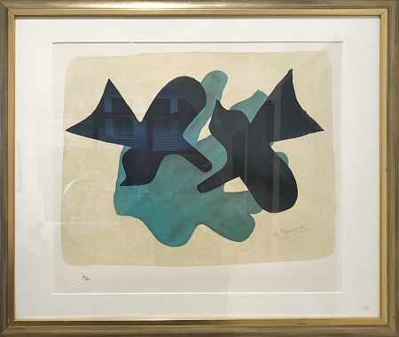 Литография Braque - Oiseaux