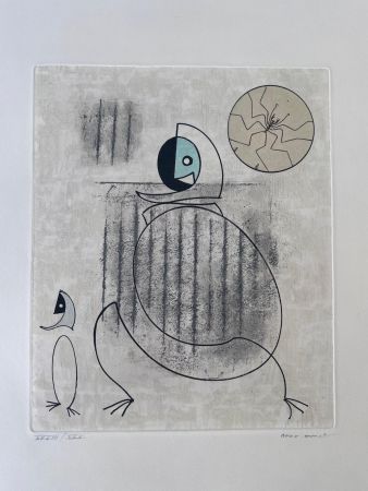 Офорт И Аквитанта Ernst - Oiseaux en péril 