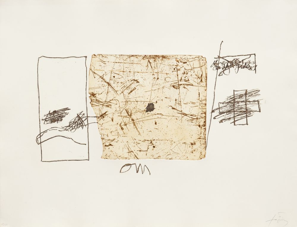 Гравюра Tàpies - Om 