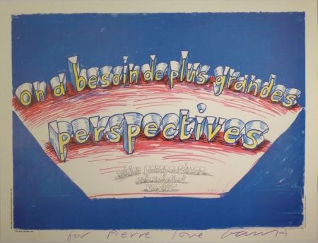 Гашение Hockney - “on a besoin de plus grandes perspectives / wider perspectives are needed now”