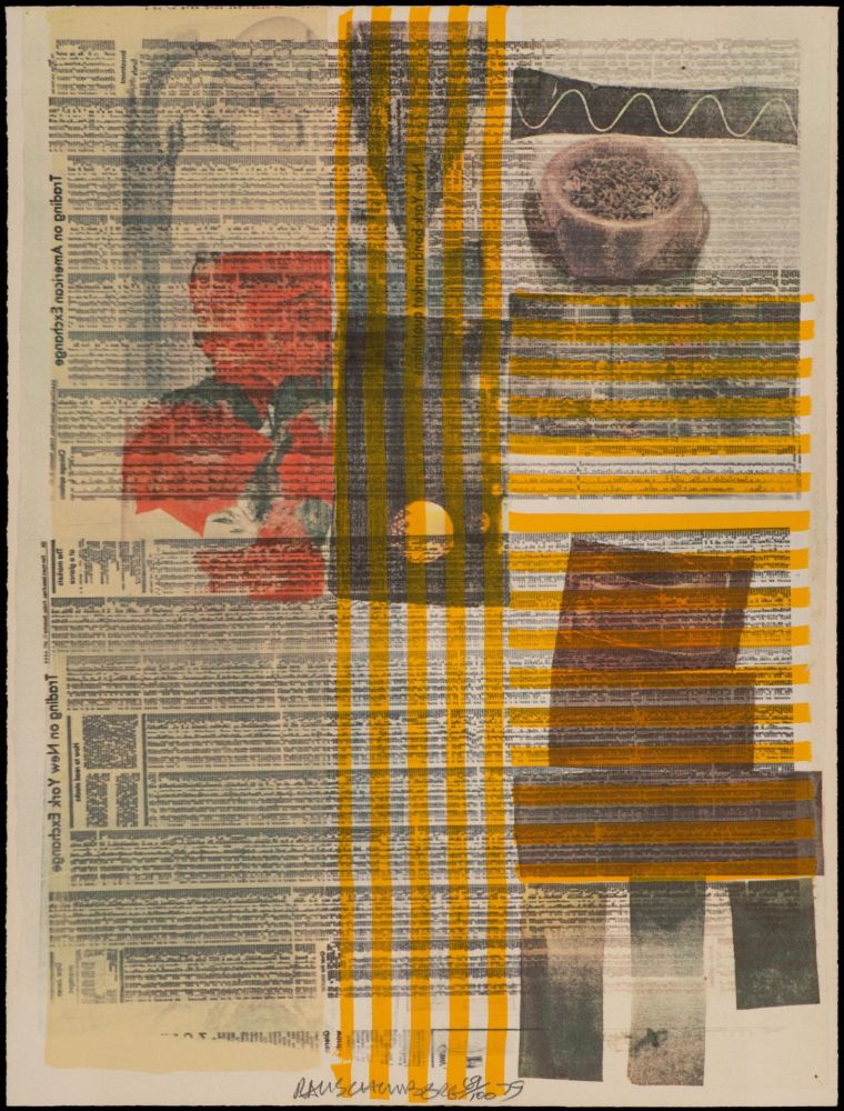 Сериграфия Rauschenberg - One More and We Will Be More Than Halfway There