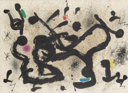 Многоэкземплярное Произведение Miró - One plate, Homenatge à Joan Prats
