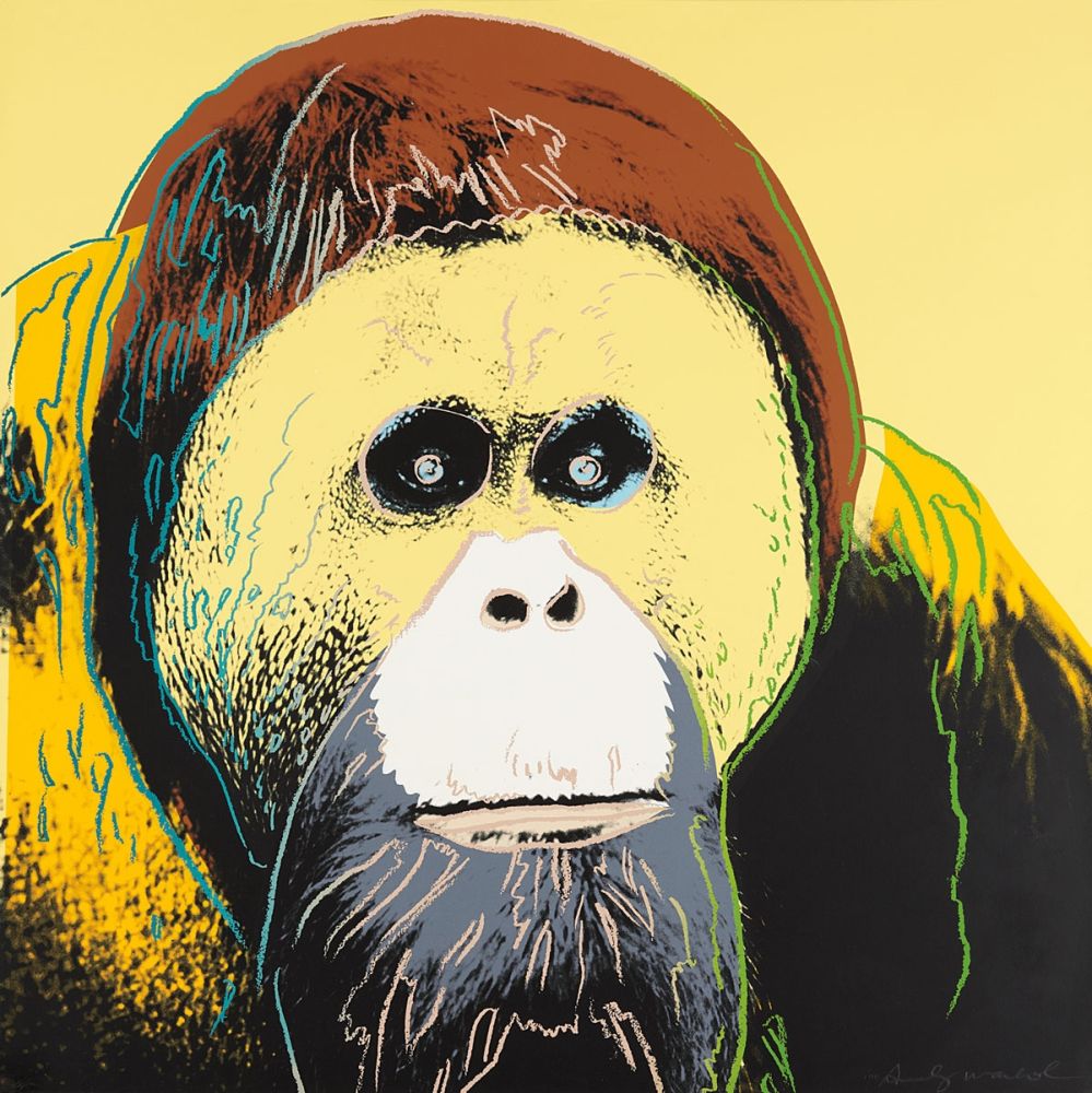 Сериграфия Warhol - Orangutan 299