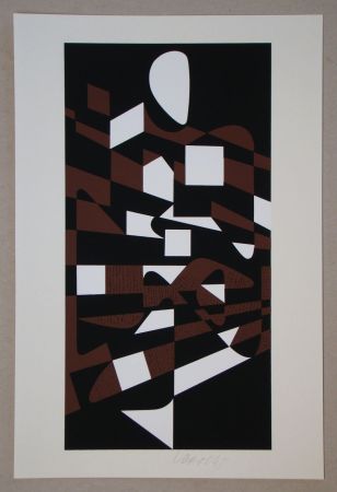 Сериграфия Vasarely - Orchidess