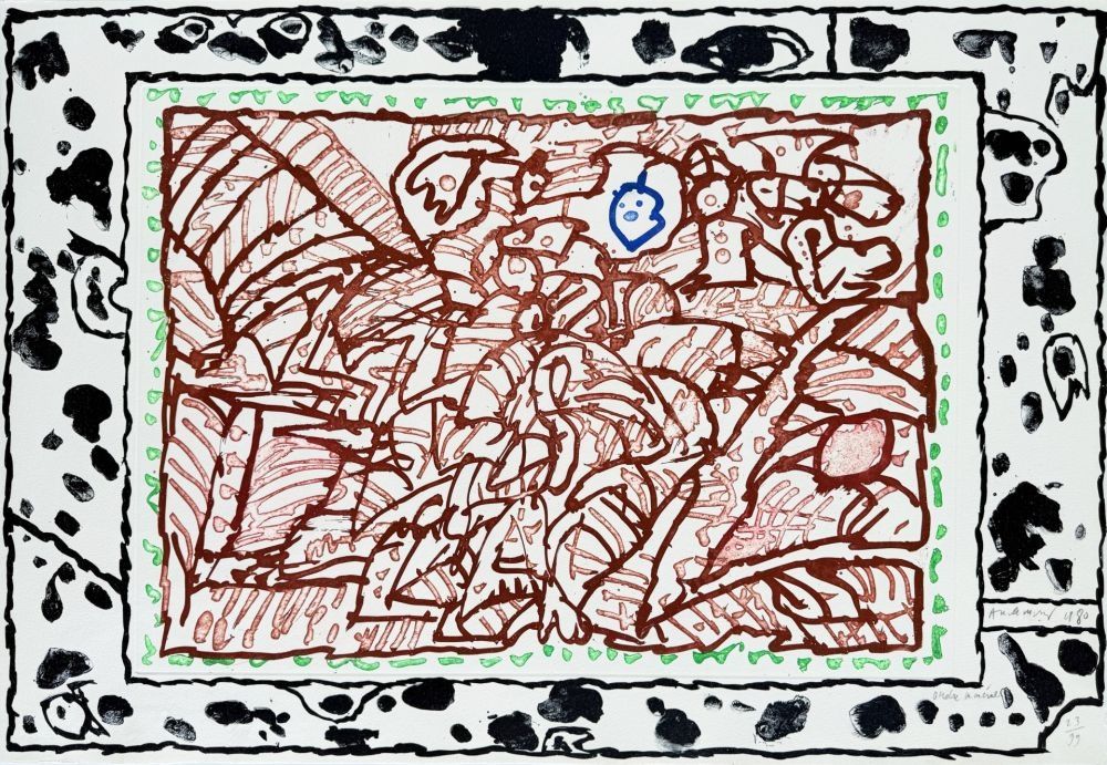 Офорт Alechinsky - Ordre Minéral