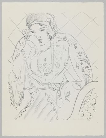 Литография Matisse - Orientale à la croix trifoliée
