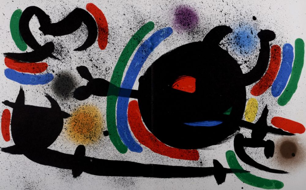 Литография Miró - Original Lithographie X
