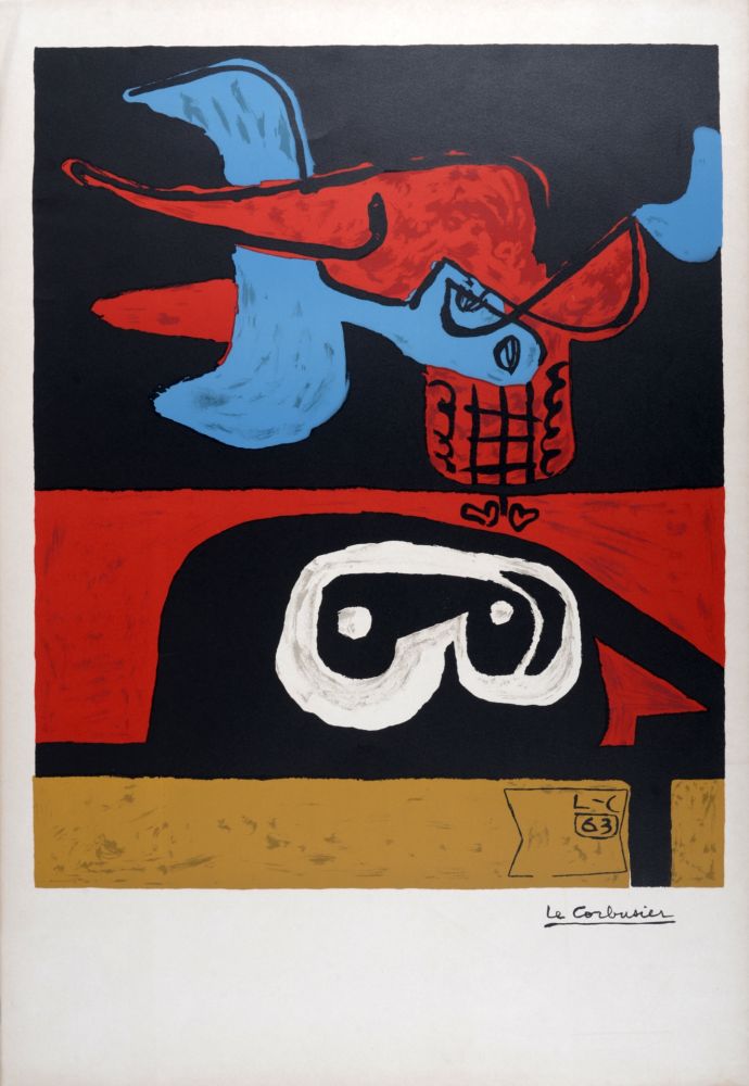 Литография Le Corbusier - Otherwordly (Autrement que sur terre), 1963