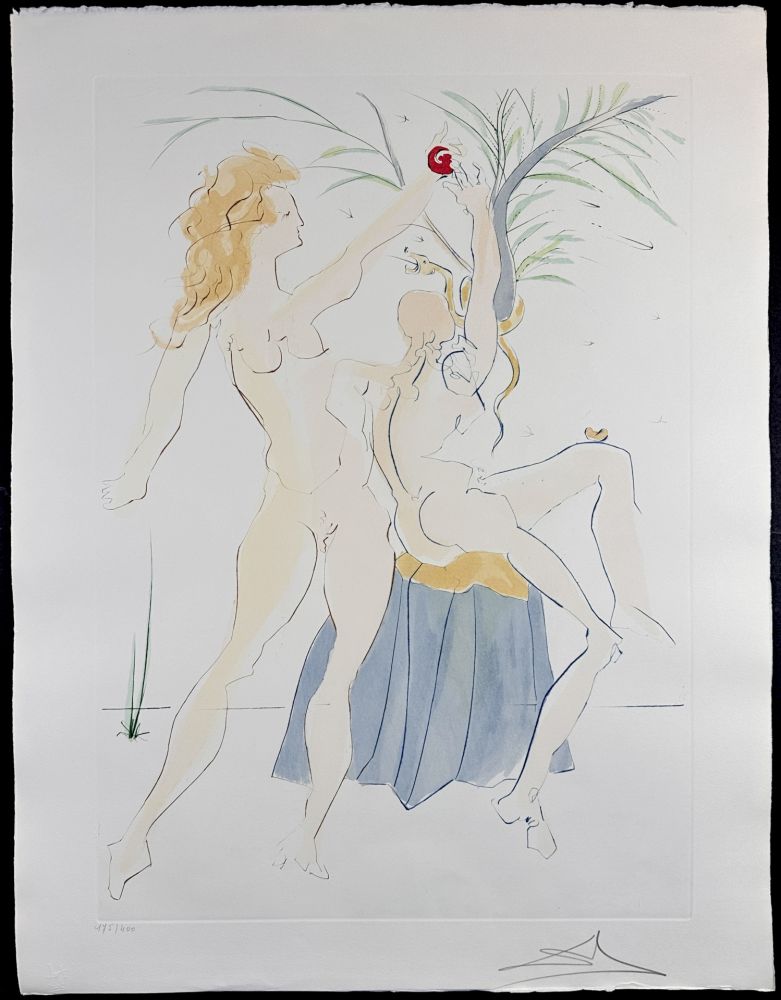 Гравюра Dali - Our Historical Heritage Adam and Eve