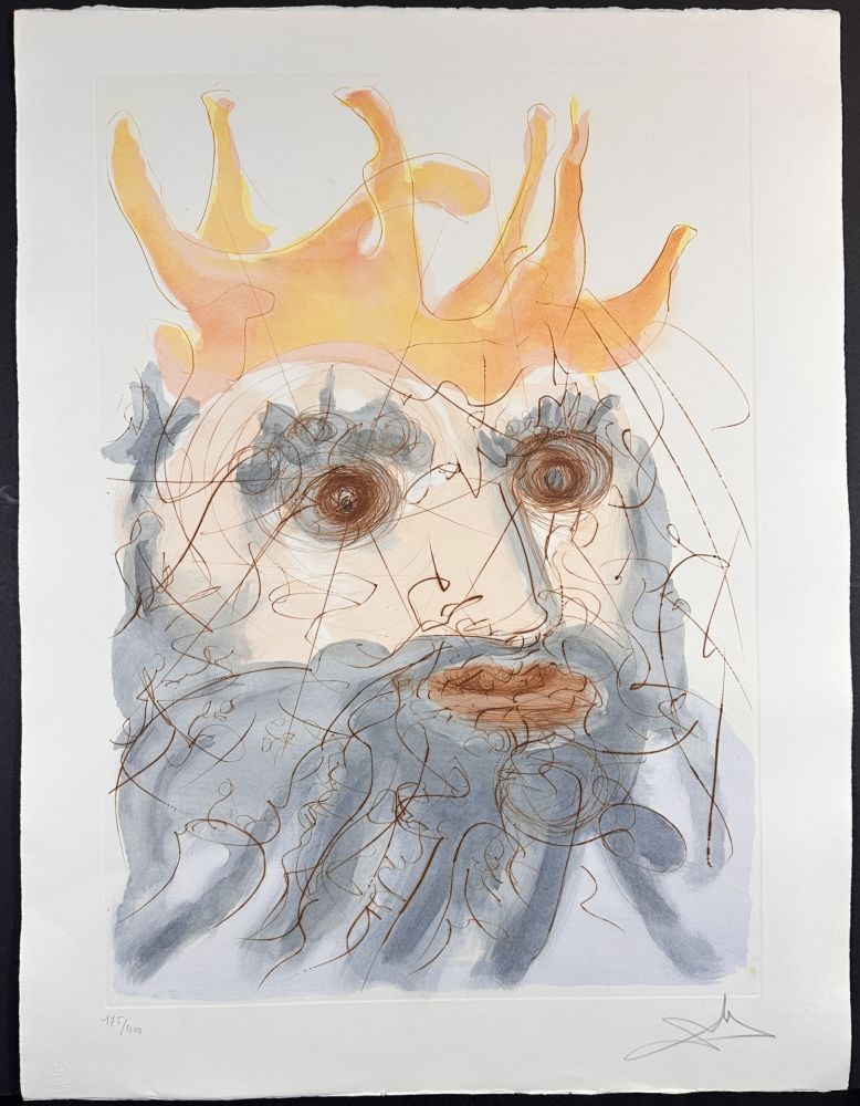 Гравюра Dali - Our Historical Heritage King Saul